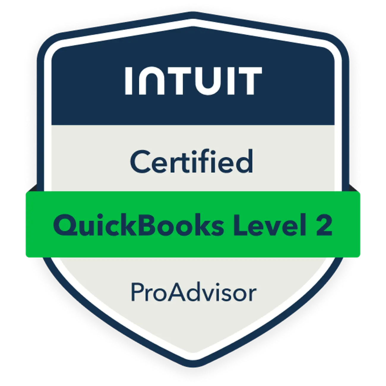Level 2 QuickBooks Certification Badge
