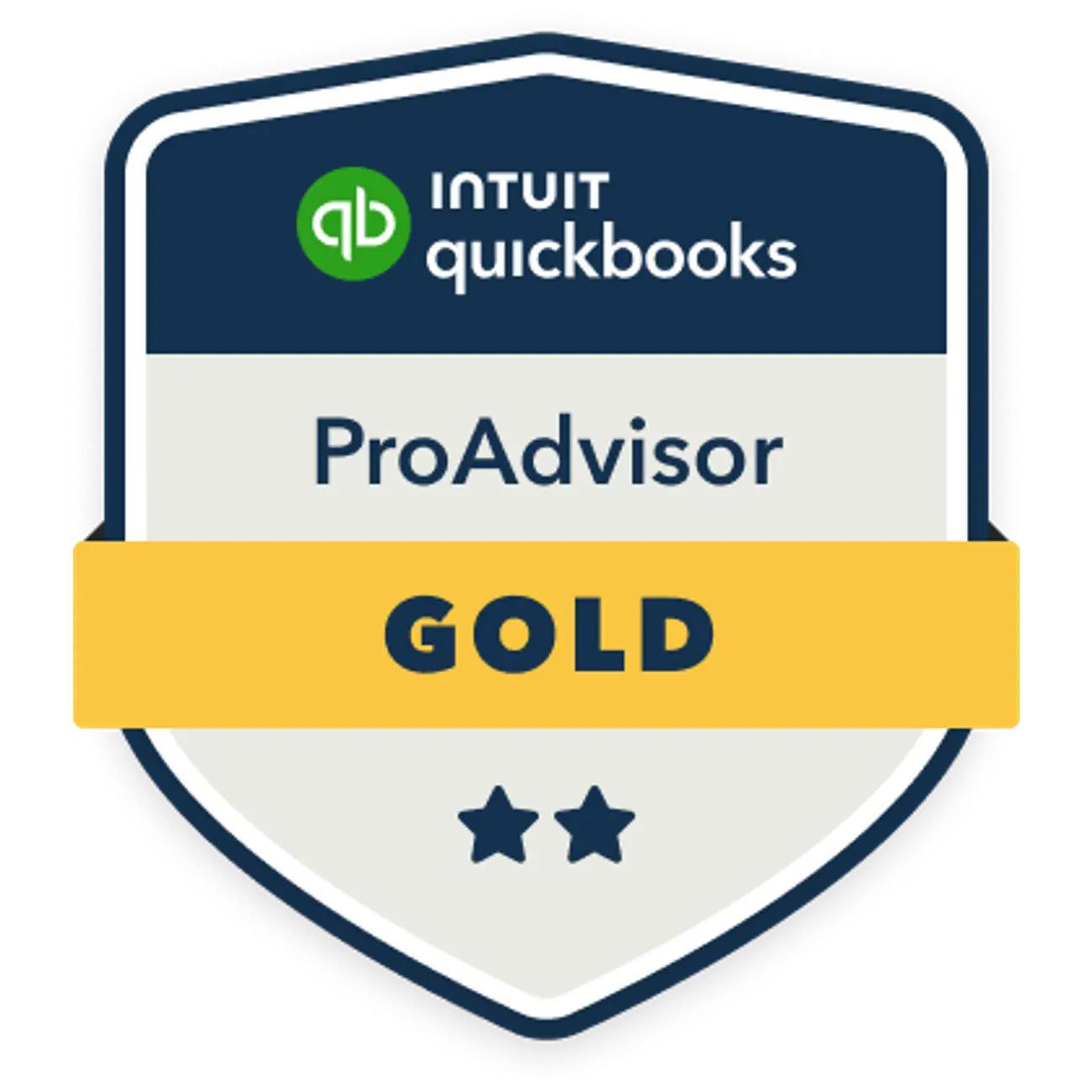 Gold Badge QuickBooks Certification Badge